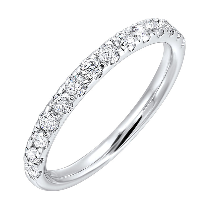 14k White Gold Radiant Brilliance Diamond Band Ring
