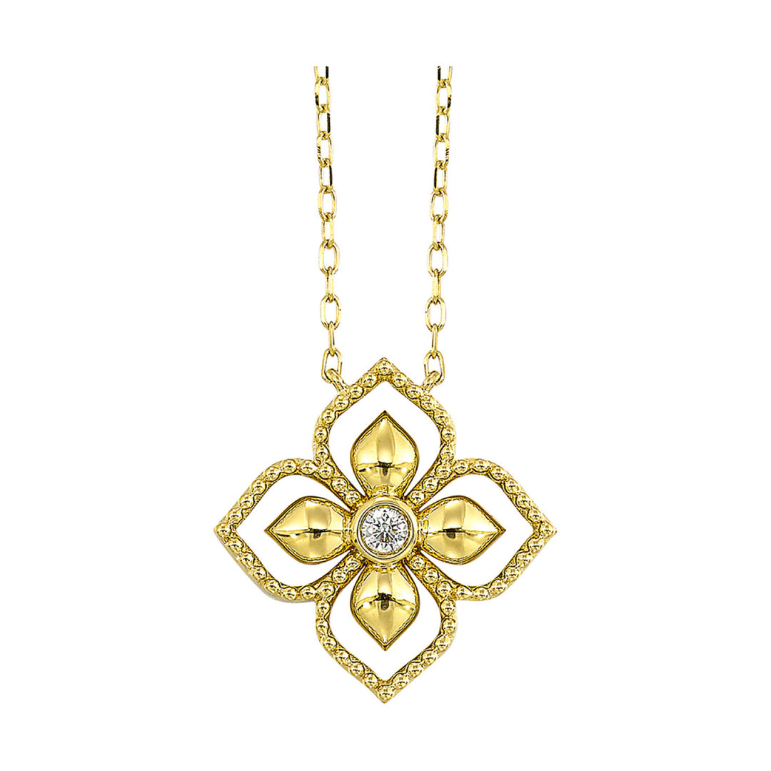 14ky Floral Inspired Necklace