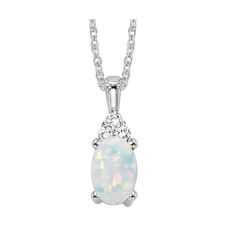 Choose Your Gem and Diamond Elegant Pendant