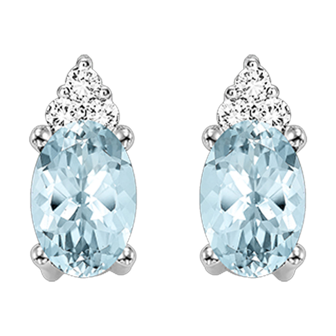 Choose Your Gem and Diamond Elegant Earrings