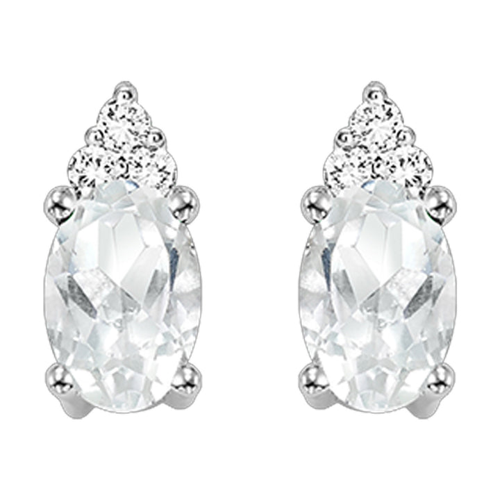 Choose Your Gem and Diamond Elegant Earrings