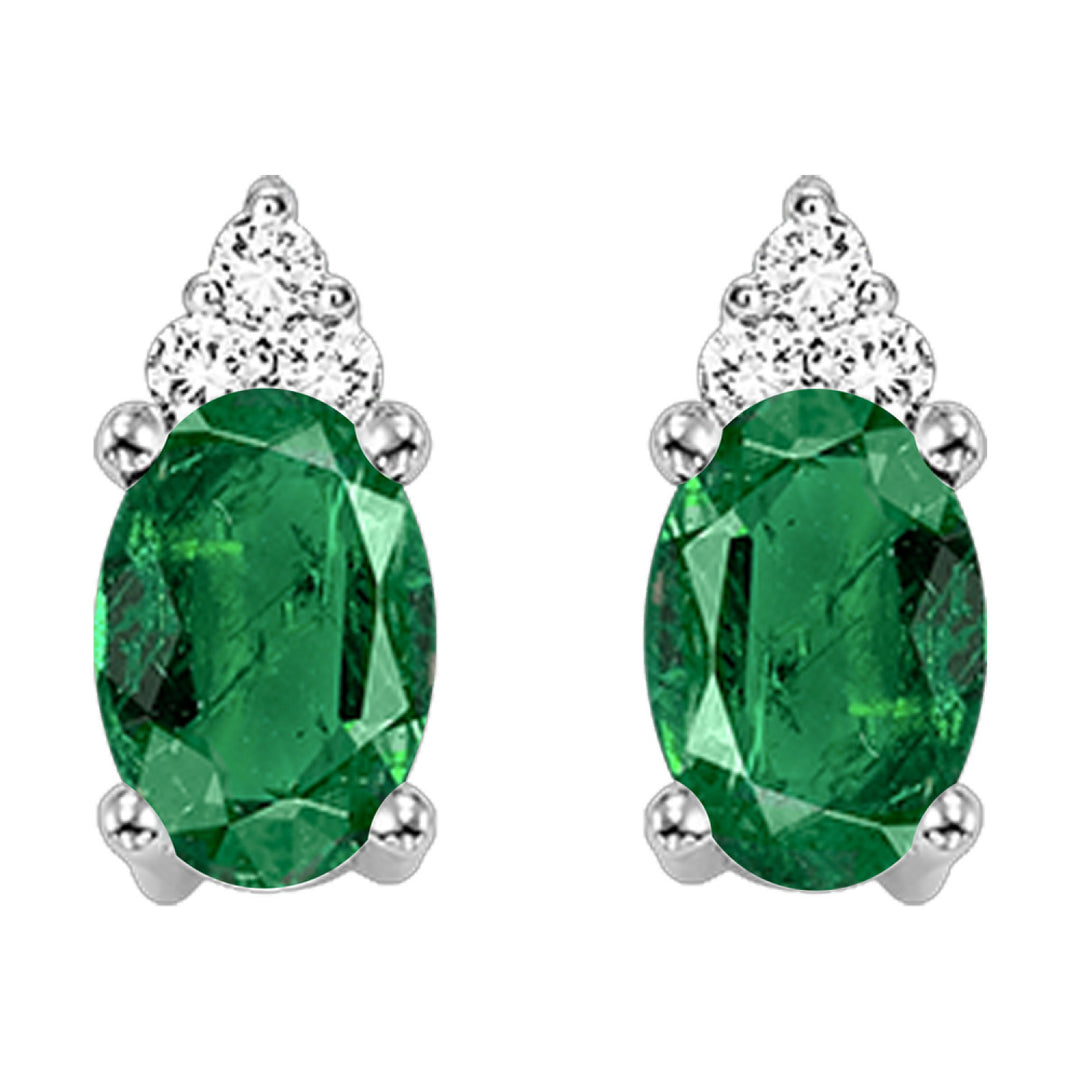Choose Your Gem and Diamond Elegant Earrings