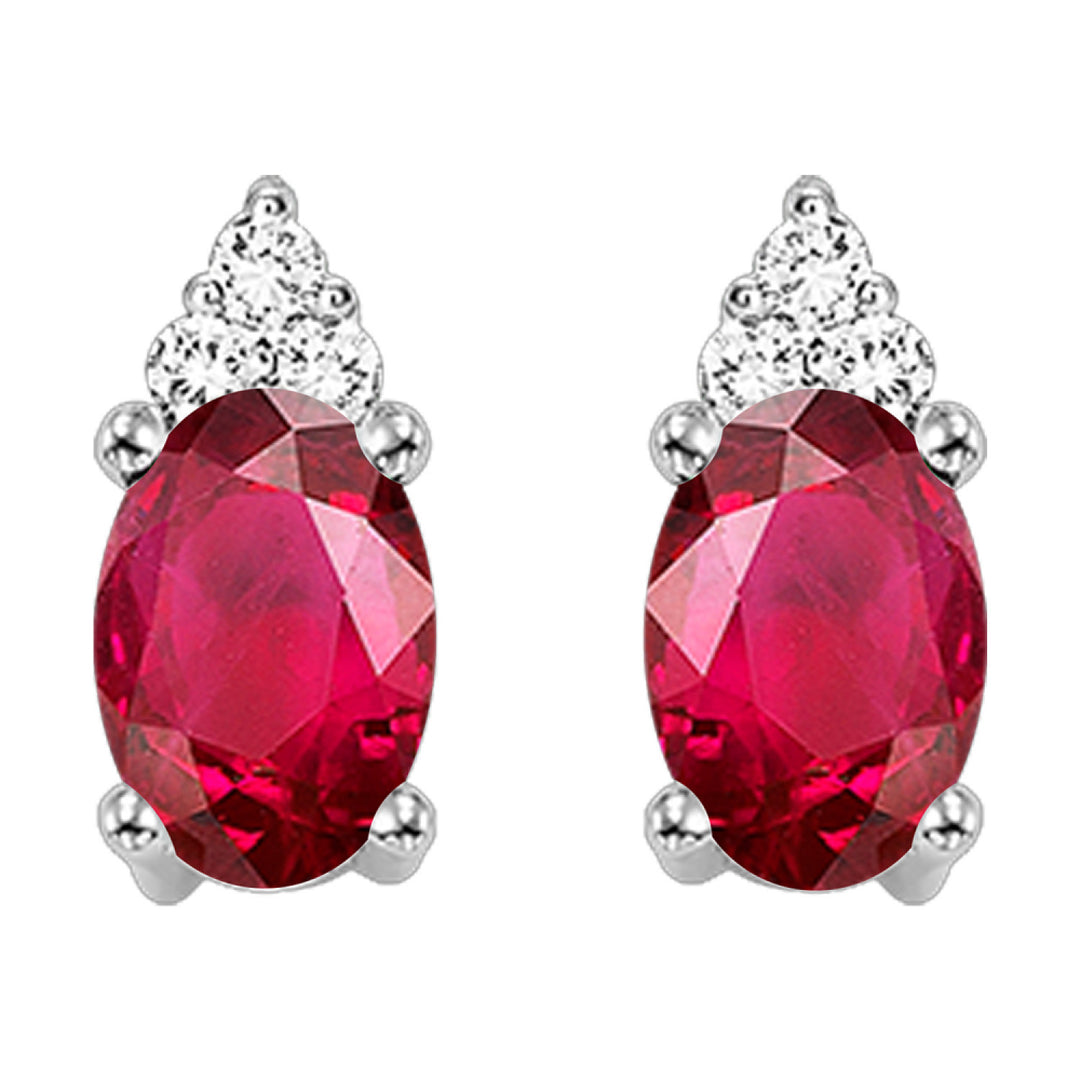 Choose Your Gem and Diamond Elegant Earrings