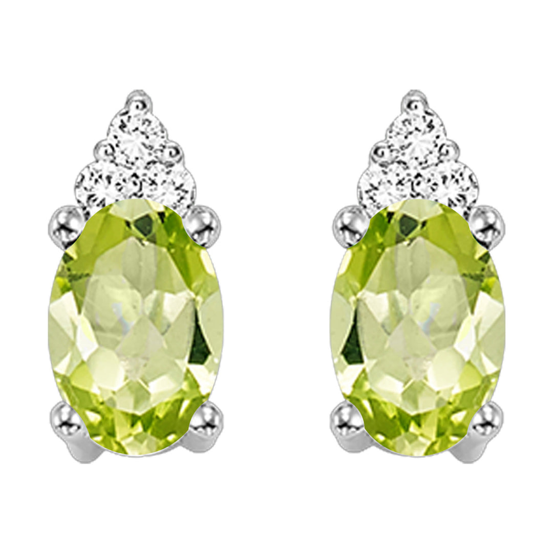 Choose Your Gem and Diamond Elegant Earrings