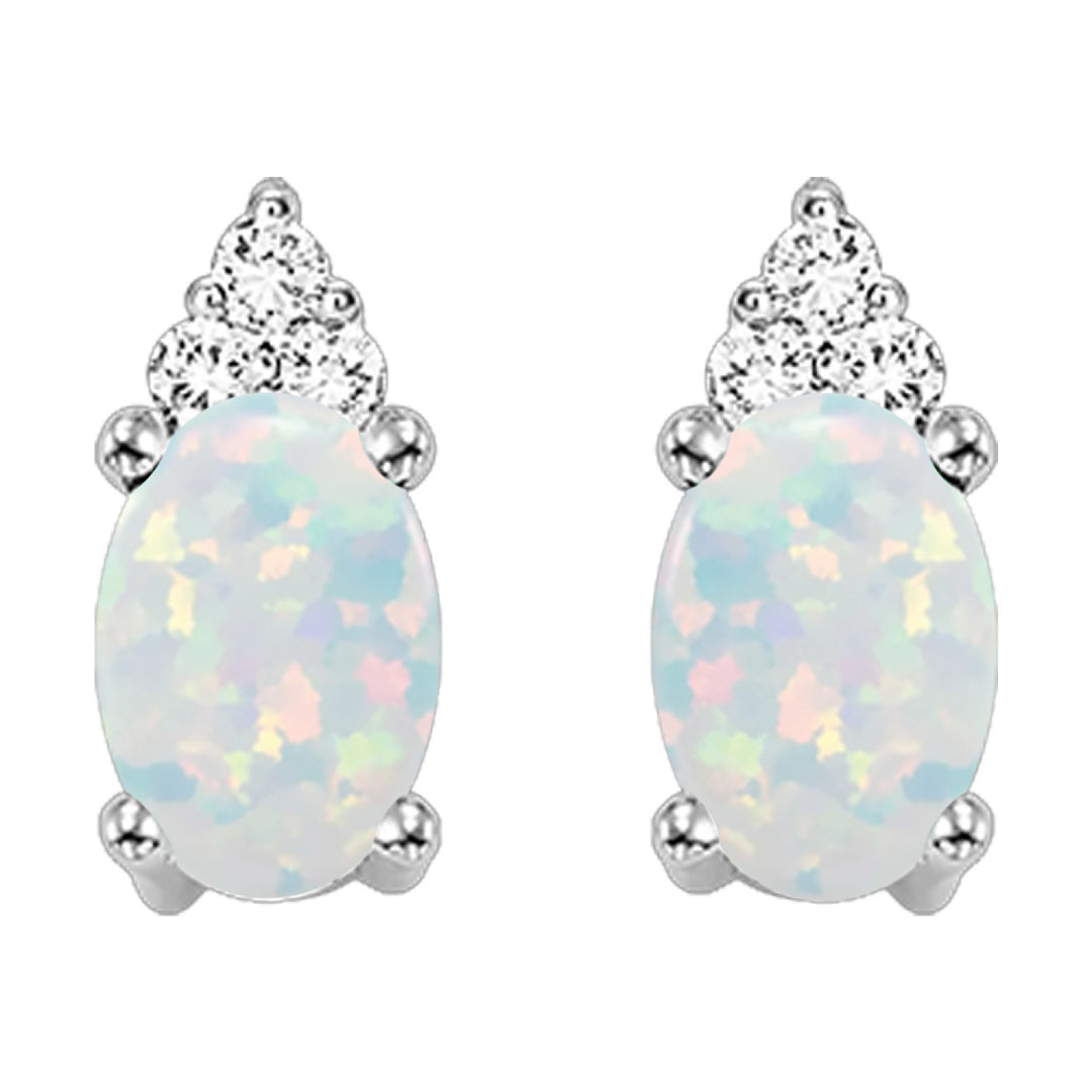 Choose Your Gem and Diamond Elegant Earrings