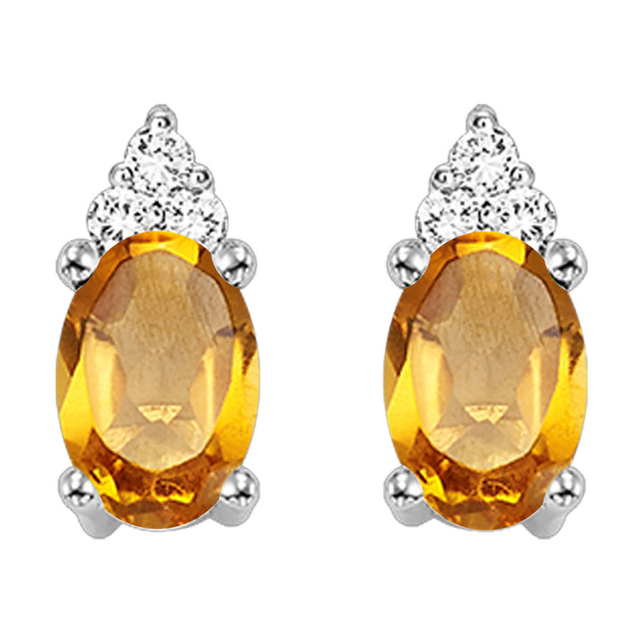 Choose Your Gem and Diamond Elegant Earrings