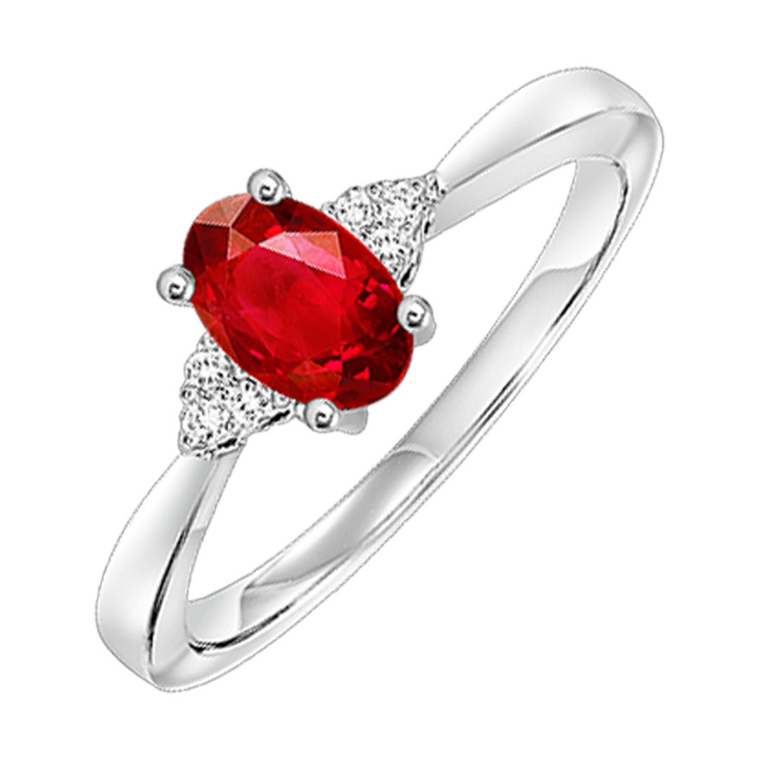 Choose Your Gem and Diamond Elegant Ring
