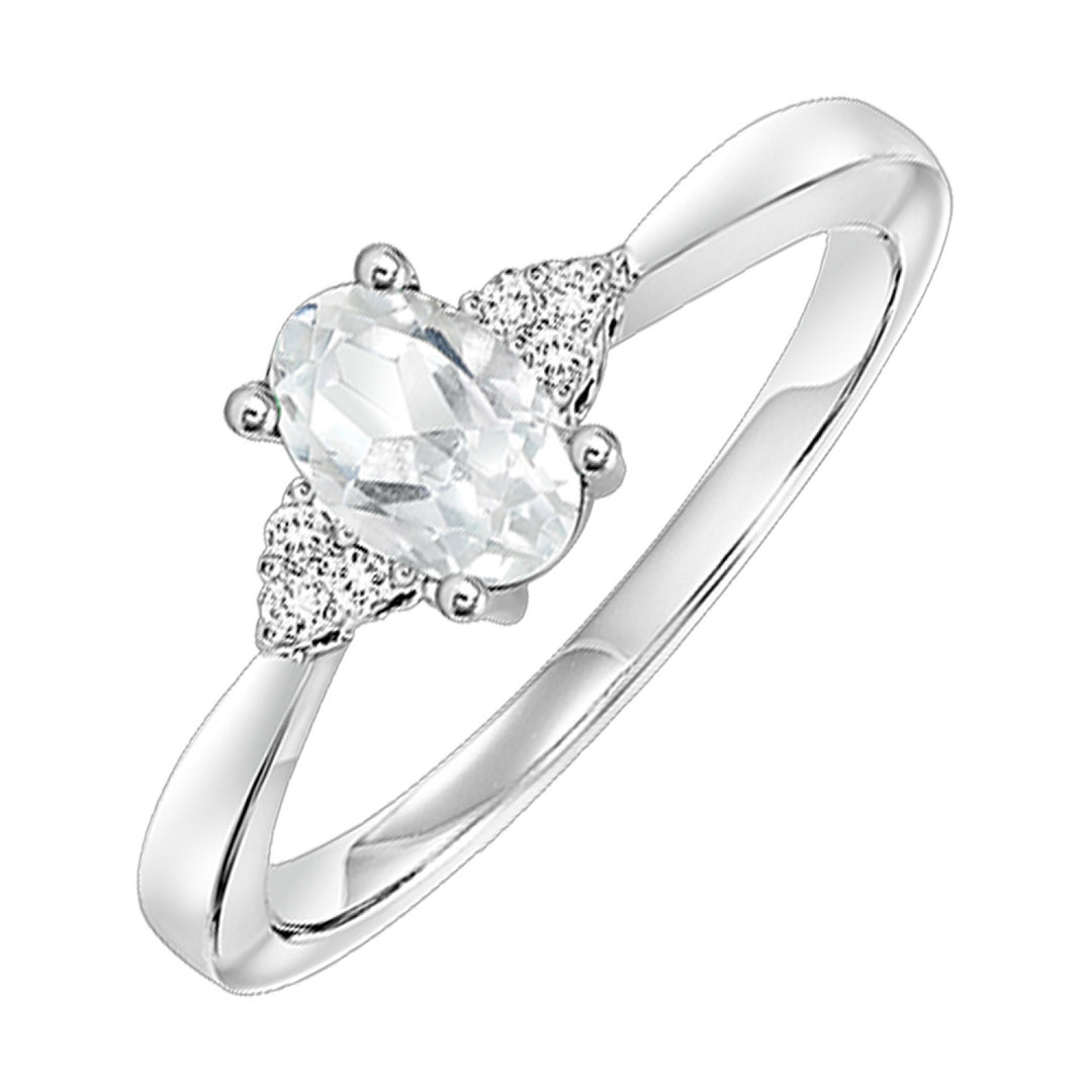 Choose Your Gem and Diamond Elegant Ring