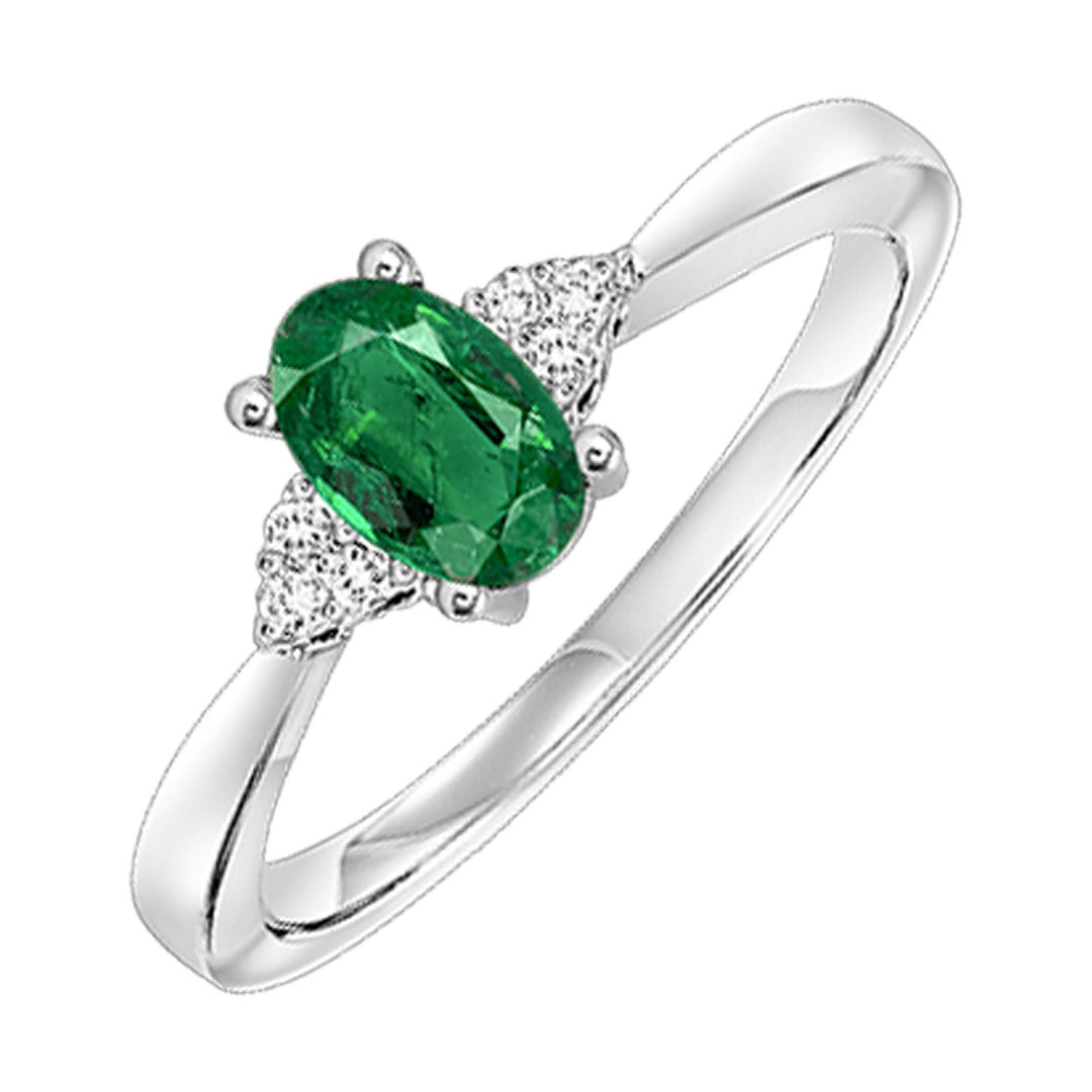 Choose Your Gem and Diamond Elegant Ring