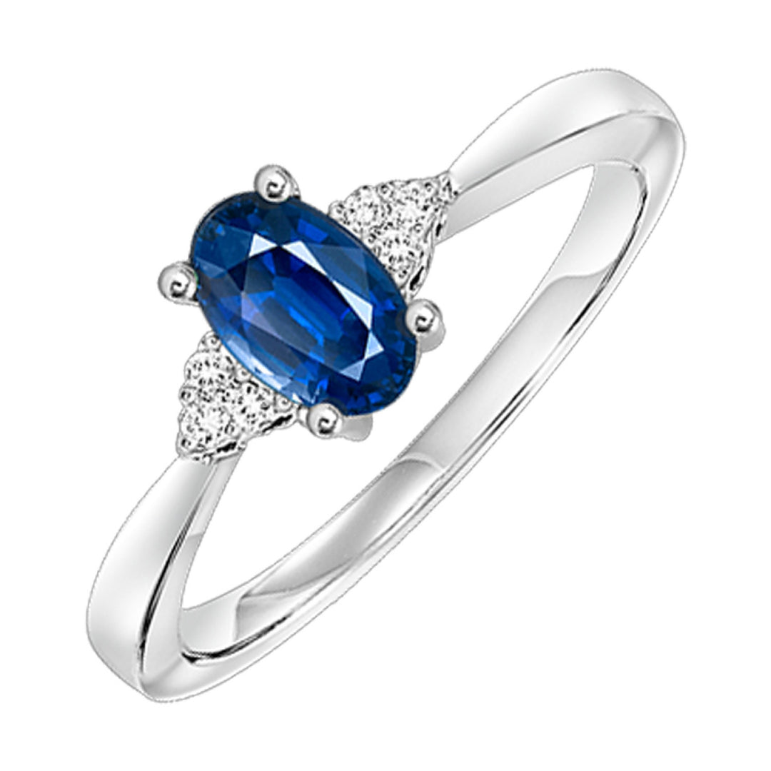 Choose Your Gem and Diamond Elegant Ring