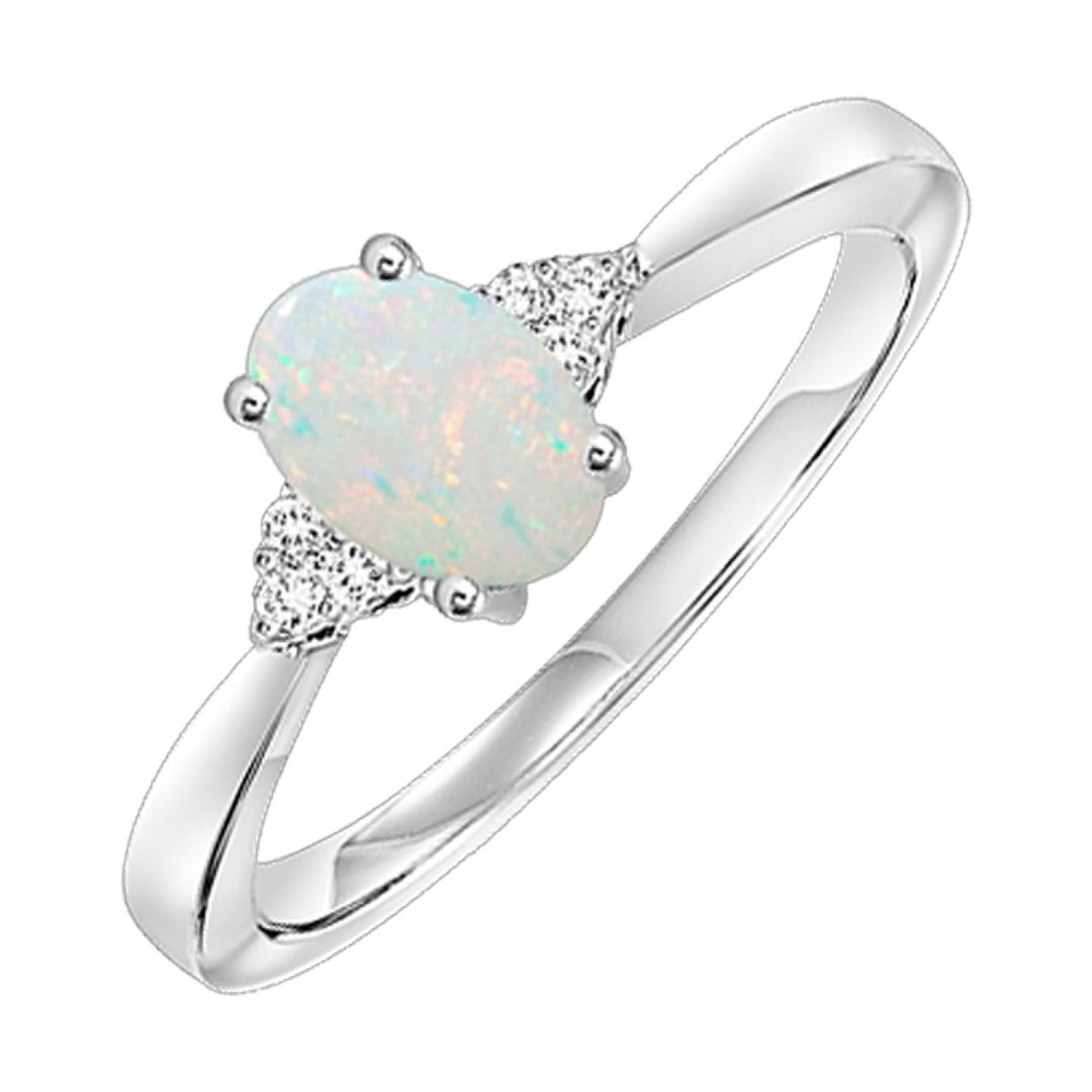 Choose Your Gem and Diamond Elegant Ring