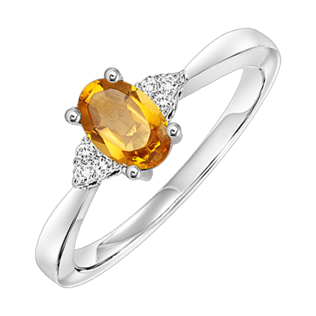 Choose Your Gem and Diamond Elegant Ring