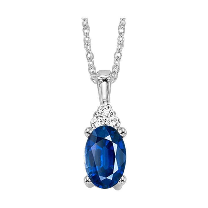 Choose Your Gem and Diamond Elegant Pendant