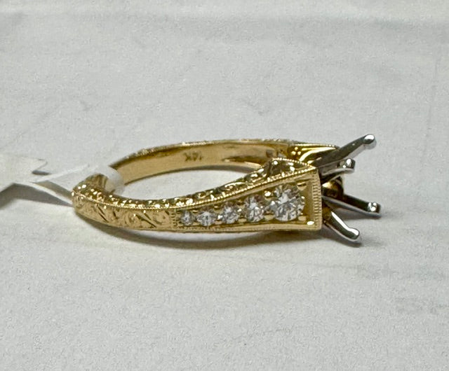 Diamond Semi-Mount Ring