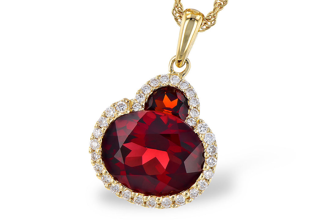 Precious Metal Gemstone Pendant
