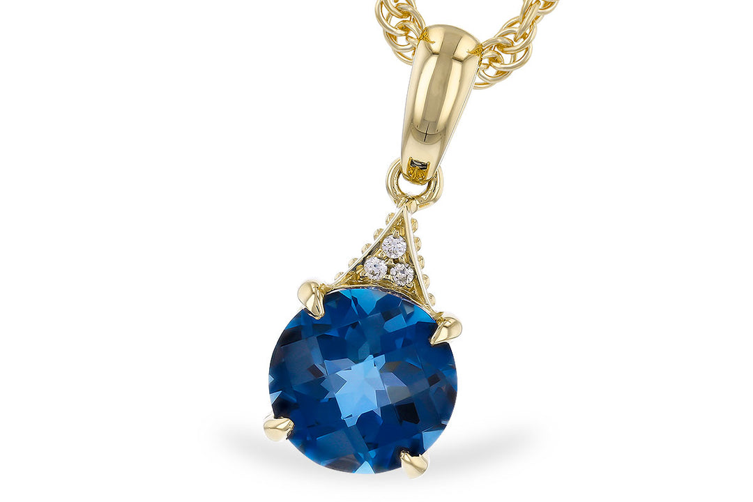 Precious Metal Gemstone Necklace