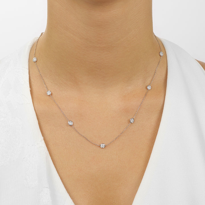 2ctw Diamond By the Yard Necklace