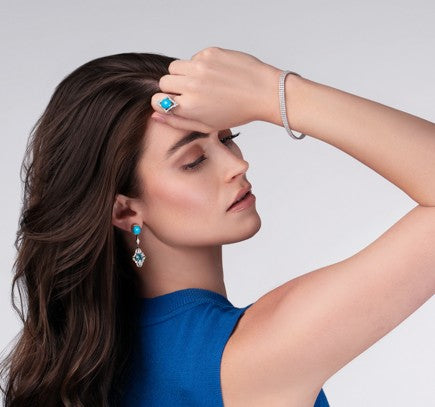 Pointed Turquoise Statement Ring