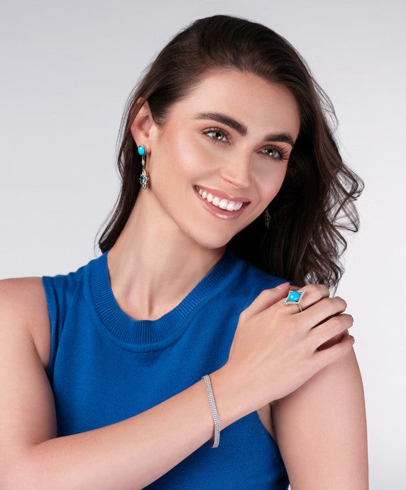 Pointed Turquoise Statement Ring