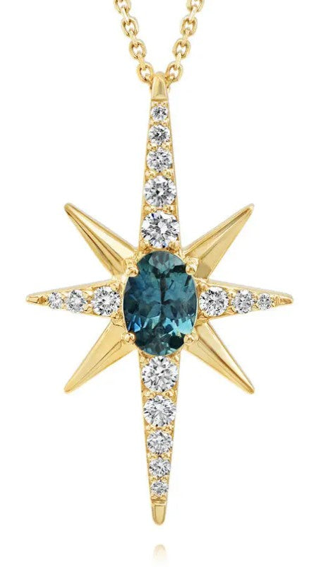 Precious Metal Gemstone Pendant