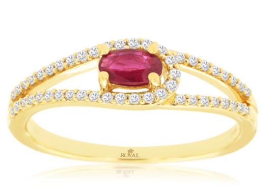 Precious Metal Gemstone Rings Under $4999