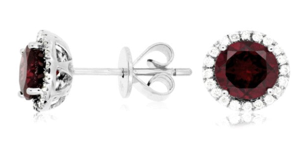 Precious Metal Gemstone Earring