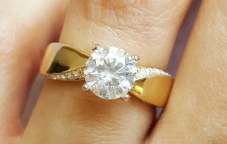 Diamond Semi-Mount Ring