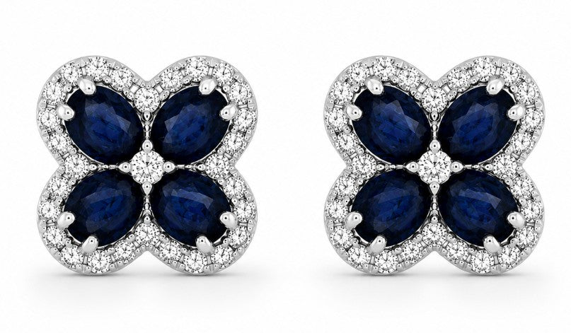 Precious Metal Gemstone Earring