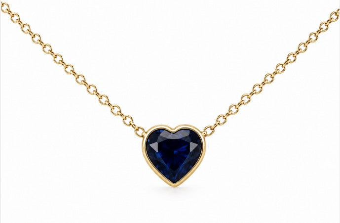 Precious Metal Gemstone Necklace