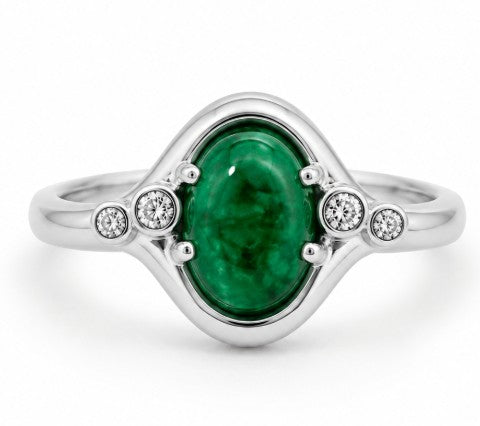 Precious Metal Gemstone Rings Under $4999