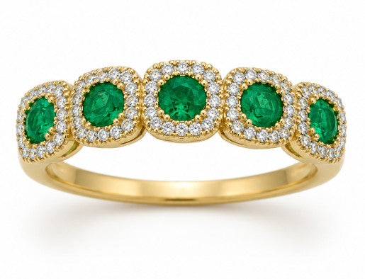 Precious Metal Gemstone Rings Under $4999