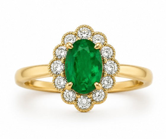 Precious Metal Gemstone Rings Under $4999