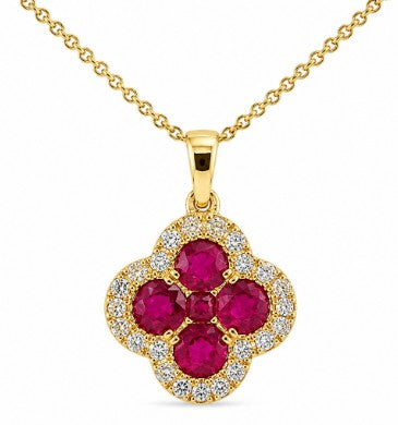 Precious Metal Gemstone Necklace