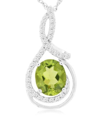 Precious Metal Gemstone Pendant