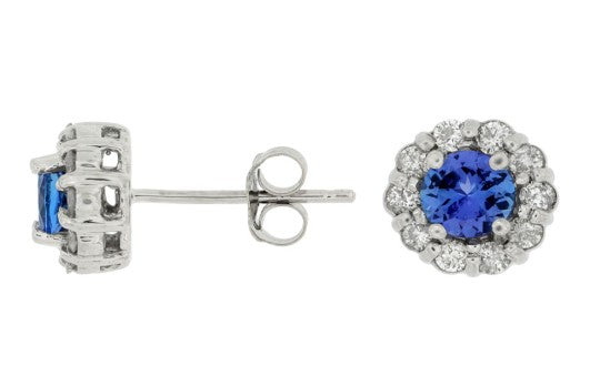 Precious Metal Gemstone Earring