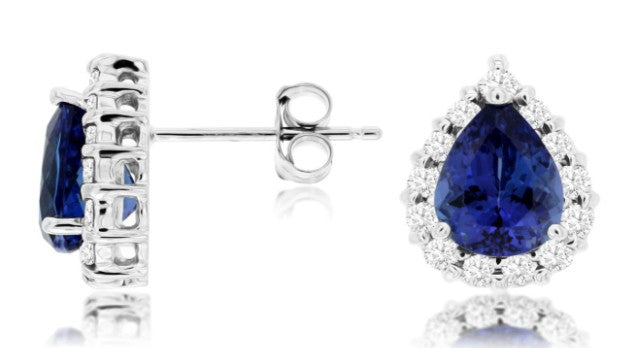 Precious Metal Gemstone Earring
