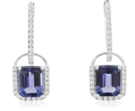 Precious Metal Gemstone Earring