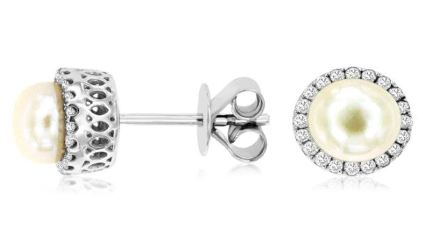Precious Metal Gemstone Earring