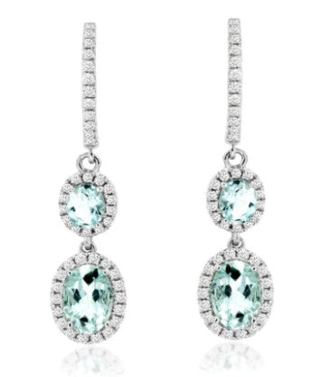 Precious Metal Gemstone Earring