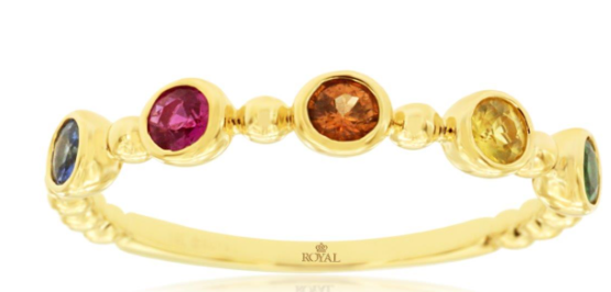Precious Metal Gemstone Rings Under $4999