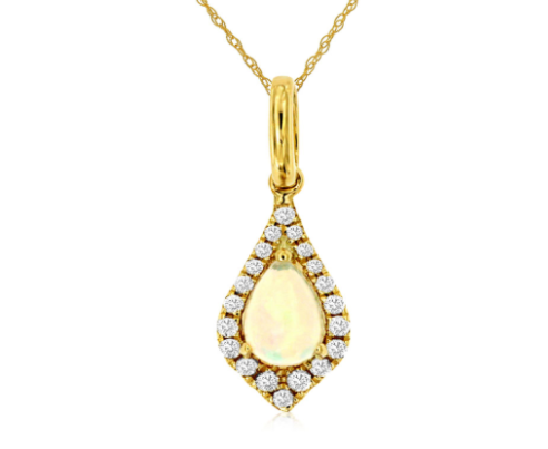 Precious Metal Gemstone Pendant