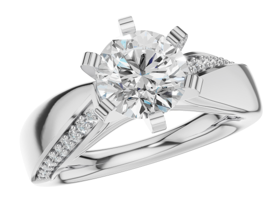 Diamond Semi-Mount Ring