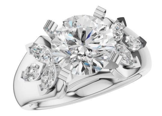 Diamond Semi-Mount Ring