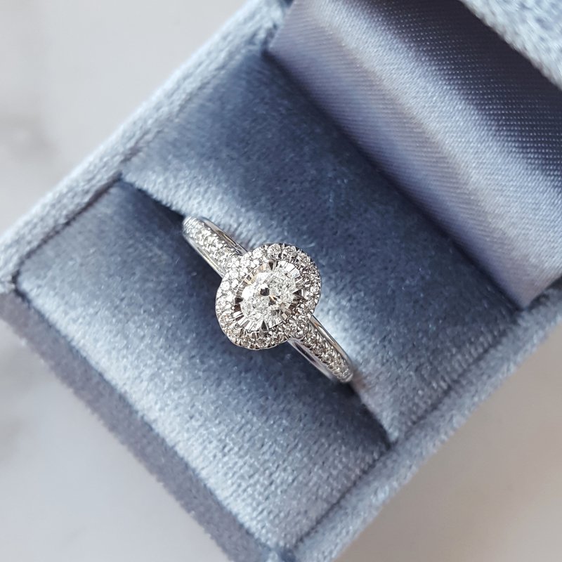 Gems One Diamond Reflection Engagement Ring 021042