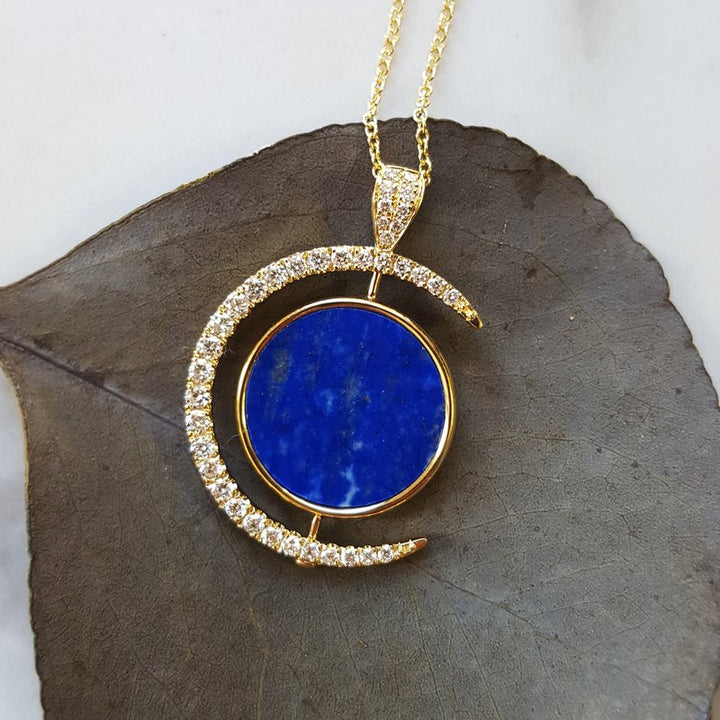 Doves by Doron Paloma Interchangable Moon and Stars Pendant