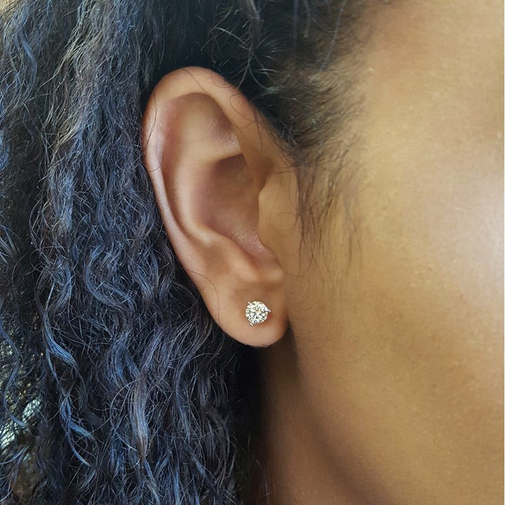 Diamond Martini Studs