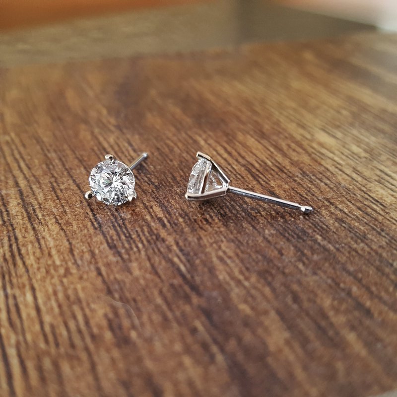 Diamond Martini Studs