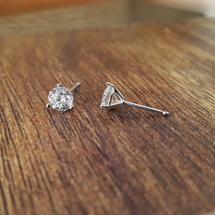 Diamond Martini Studs