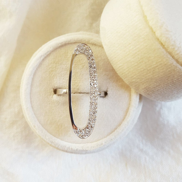 Luxury by Rene Hernandez Oval Open Ring