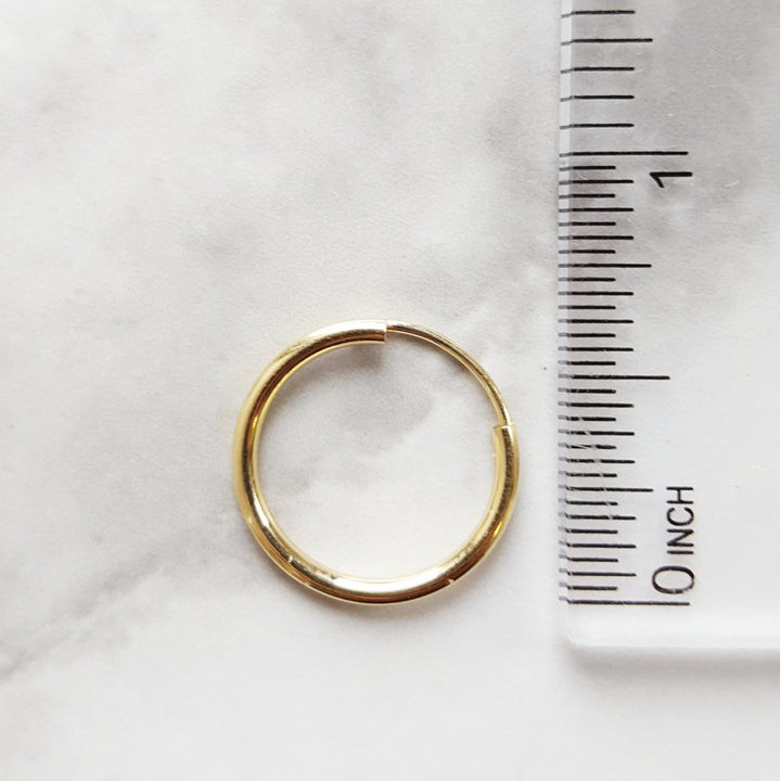Sami Fine Jewelry Endlessly Classic Gold Hoops